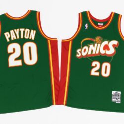 Gary Payton Seattle SuperSonics Retro Jersey – Green Edition
