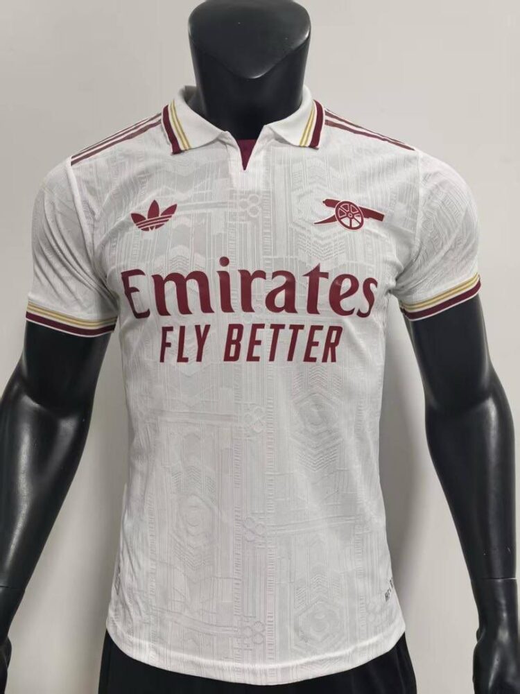 Arsenal 2025/26 Away Jersey (White Edition)
